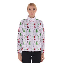 Santa Claus Snowman Christmas  Women s Bomber Jacket