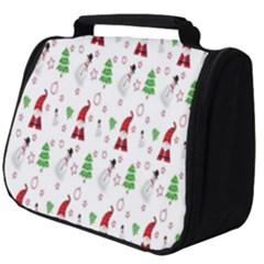 Santa Claus Snowman Christmas  Full Print Travel Pouch (big) by artworkshop