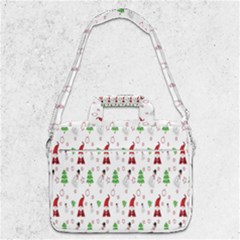 Santa Claus Snowman Christmas  Macbook Pro 13  Shoulder Laptop Bag  by artworkshop