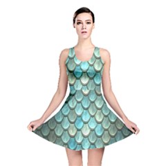 Scales Backdrop Texture Reversible Skater Dress by artworkshop