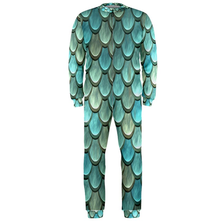 Scales Backdrop Texture OnePiece Jumpsuit (Men)