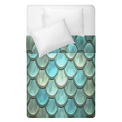 Scales Backdrop Texture Duvet Cover Double Side (single Size) by artworkshop