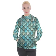 Scales Backdrop Texture Women s Hooded Pullover by artworkshop