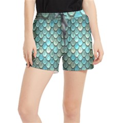 Scales Backdrop Texture Women s Runner Shorts by artworkshop