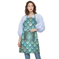 Scales Backdrop Texture Pocket Apron by artworkshop