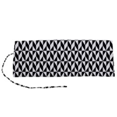 Seamless Abstract Geometric Pattern Background Roll Up Canvas Pencil Holder (s) by artworkshop