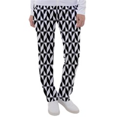 Seamless Abstract Geometric Pattern Background Women s Casual Pants by artworkshop