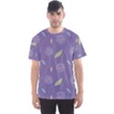 Seamless Pattern Floral Background Violet Background Men s Sport Mesh Tee View1