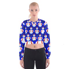 Seamless Repeat Repeating Pattern Cropped Sweatshirt by artworkshop