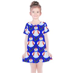 Seamless Repeat Repeating Pattern Kids  Simple Cotton Dress by artworkshop