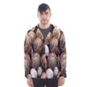 Snail Shells Pattern Arianta Arbustorum Men s Hooded Windbreaker View1