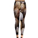 Snail Shells Pattern Arianta Arbustorum Inside Out Leggings View4