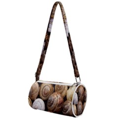 Snail Shells Pattern Arianta Arbustorum Mini Cylinder Bag by artworkshop