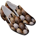 Snail Shells Pattern Arianta Arbustorum Women Slip On Heel Loafers View3