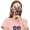 Snail Shells Pattern Arianta Arbustorum Fitted Cloth Face Mask (Adult) View1