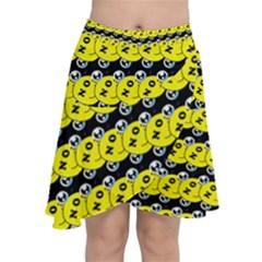 Smile Chiffon Wrap Front Skirt by Sparkle