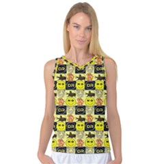 Smily Women s Basketball Tank Top by Sparkle