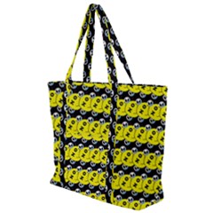 Smile Zip Up Canvas Bag by Sparkle