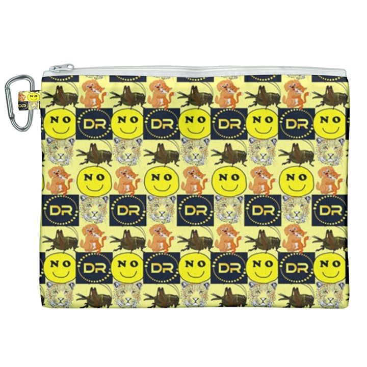 Smily Canvas Cosmetic Bag (XXL)