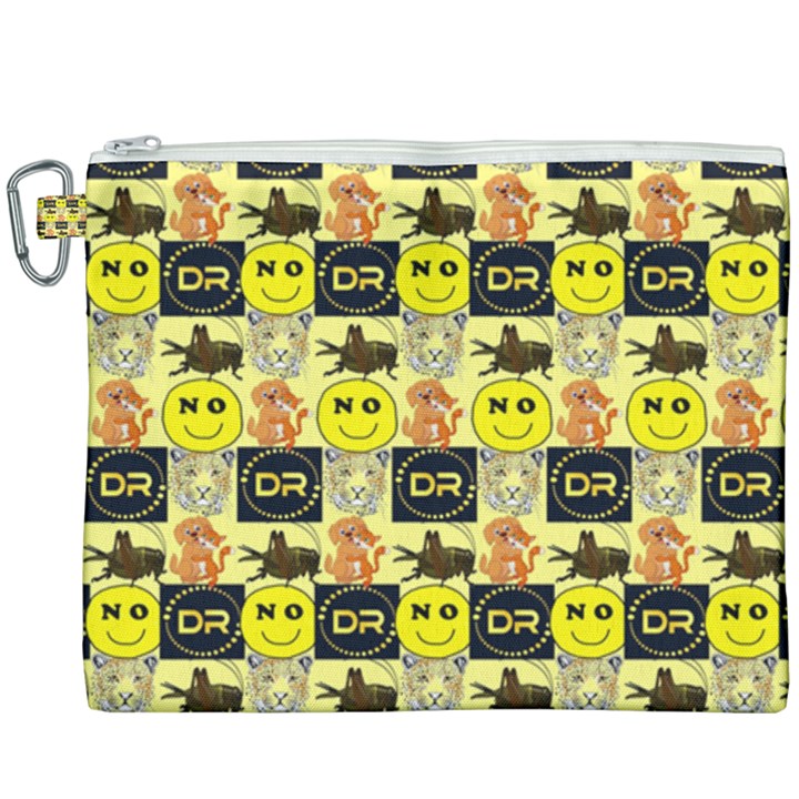 Smily Canvas Cosmetic Bag (XXXL)