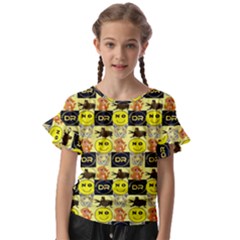 Smily Kids  Cut Out Flutter Sleeves