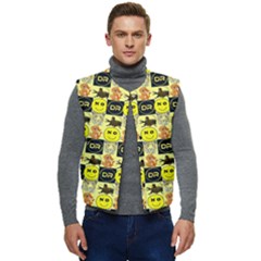 Smily Men s Short Button Up Puffer Vest	