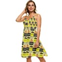 Smily Sleeveless Tie Front Chiffon Dress View2