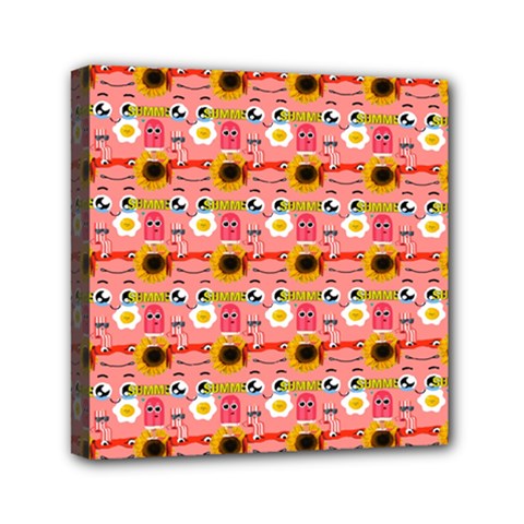 Egg Eyes Mini Canvas 6  X 6  (stretched) by Sparkle