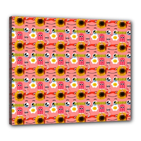 Egg Eyes Canvas 24  X 20  (stretched) by Sparkle