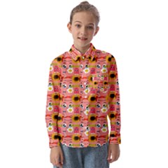 Egg Eyes Kids  Long Sleeve Shirt by Sparkle