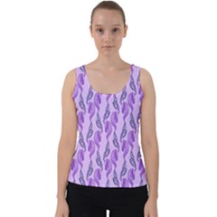 Unicorn Butterfly Velvet Tank Top by Sparkle