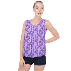 Unicorn Butterfly Bubble Hem Chiffon Tank Top by Sparkle