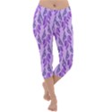 Unicorn Butterfly Lightweight Velour Capri Yoga Leggings View1