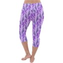 Unicorn Butterfly Lightweight Velour Capri Yoga Leggings View4