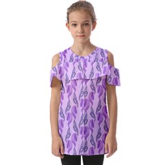 Unicorn Butterfly Fold Over Open Sleeve Top by Sparkle