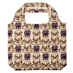 Pugs Premium Foldable Grocery Recycle Bag by Sparkle