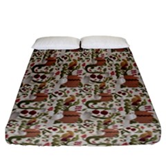 Pattern  Fitted Sheet (california King Size)