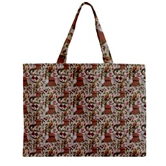 Pattern  Zipper Mini Tote Bag by Gohar