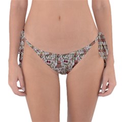 Pattern  Reversible Bikini Bottom