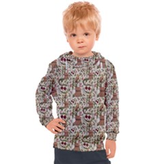 Pattern  Kids  Hooded Pullover