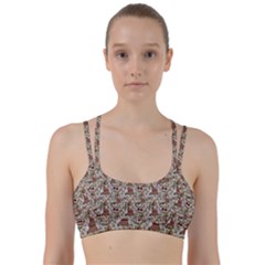 Pattern  Line Them Up Sports Bra