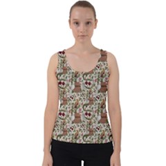 Pattern  Velvet Tank Top