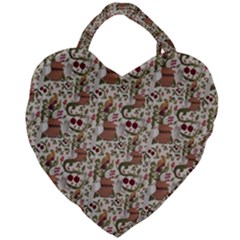 Pattern  Giant Heart Shaped Tote