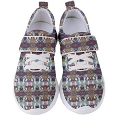 Multicolored Ornate Decorate Pattern Women s Velcro Strap Shoes by dflcprintsclothing