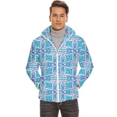 Geometric Doodle 1 Men s Hooded Quilted Jacket by dressshop