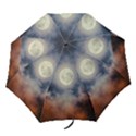 Dark Full Moonscape Midnight Scene Folding Umbrellas View1