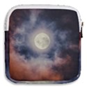 Dark Full Moonscape Midnight Scene Mini Square Pouch View2