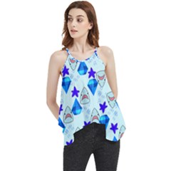 Sealife Flowy Camisole Tank Top by Sparkle