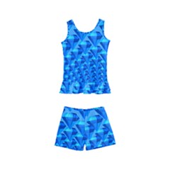 Diamond Pattern Kids  Boyleg Swimsuit by Sparkle