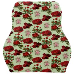 Flowers Pattern Car Seat Velour Cushion  by Sparkle